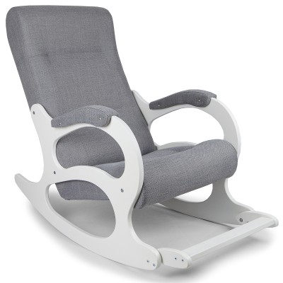 Кресло-качалка Бастион 2 Memory 15 с белыми ногами фото