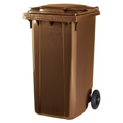 Контейнер для мусора ESE 240 л коричневый фото