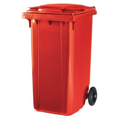 Контейнер для мусора ESE 240 л красный фото