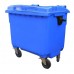 Контейнер для мусора пластиковый 660 л синий, Razak фото