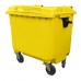 Контейнер для мусора пластиковый 660 л желтый, Razak фото