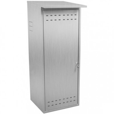 Шкаф для газового баллона ComfortProm оцинкованный, серый фото