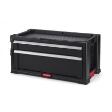 Модуль к комоду 2 DRAWERS PLAS.SLIDE -BLACK EuroPro