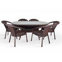 Комплект садовой мебели Camellia 7034П Шоколад