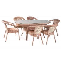 Комплект садовой мебели Camellia 7035П Светлый