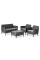 Комплект мебели Salemo 2-sofa set (Салемо), графит