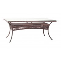 Стол обеденный прямоугольный AIKO DECO 200x90 10 мест 7034П Шоколад