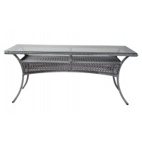 Стол обеденный прямоугольный AIKO DECO 200x90 10 мест 5045П Серый