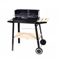 Прямоугольный угольный гриль барбекю Rectangular Grill BBQ Мир Дачника 28020A