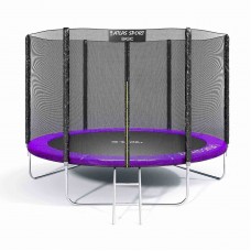 Батут Atlas Sport 252 см (8ft) BASIC с лестницей PURPLE