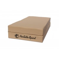 Мат гимнастический "PERFETTO SPORT" №3 100х100х10, складной (Бежевый)