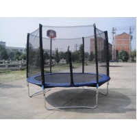 Батут складной RS Funfit Вasket 2,52 м. с баскетбольным кольцом и сеткой