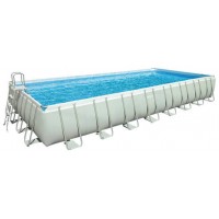 Каркасный бассейн Intex Ultra Frame 26376NP 975х488х132 см + комб.фил.-насос 10000л\ч, лестница, тент, подстилка