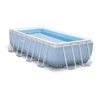 Каркасный бассейн Intex Prism Frame 28318 488х244х107 см + фильтр-насос, лестница, тент, подстилка