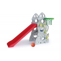 Горка "Ракета + баскетбольное кольцо" SL-18