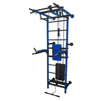 Детский спортивный комплекс "Формула здоровья" "Крафт" синий/чёрный