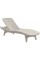 Шезлонг лежак KETER Sun Lounger Pacific, белый