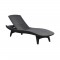 Шезлонг лежак KETER Sun Lounger Pacific, графит