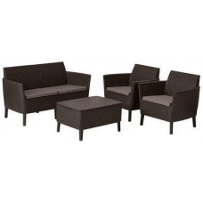 Комплект мебели Salemo 2-sofa set (Салемо), коричневый