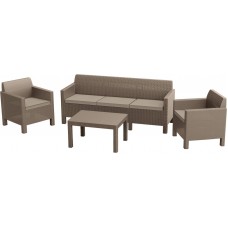 Комплект мебели Orlando 3-sofa set, капучино