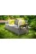 Диван пластиковый KETER CORFU LOVE SEAT MAX, капучино фото 4