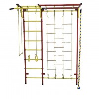 Шведская стенка "Пионер - С4Л" красно/жёлтый