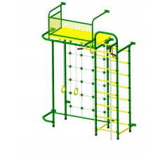 Шведская стенка "Пионер - С6СМ" зелёно/жёлтый