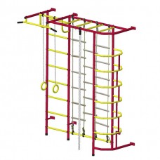 Шведская стенка "Пионер - С5ЛМ" красно/жёлтый