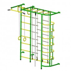 Шведская стенка "Пионер - С5Л" зелёно/жёлтый