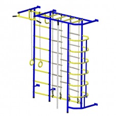 Шведская стенка "Пионер - С5ЛМ" сине/жёлтый