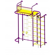 Шведская стенка "Пионер - С6ЛМ" пурпурно/жёлтый