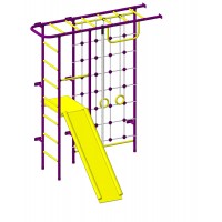Детский спорткомплекс "Пионер 11СМ" пурпурно/жёлтый