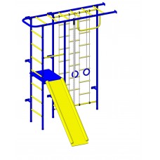 Детский спорткомплекс "Пионер 11ЛМ" сине/жёлтый