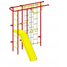 Детский спорткомплекс "Пионер 11ЛМ" красно/жёлтый