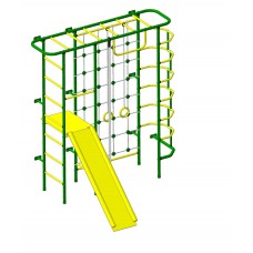 Детский спортивный комплекс "Пионер - С7СМ" зелёно/жёлтый
