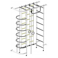 Шведская стенка "Пионер 9Л" белый