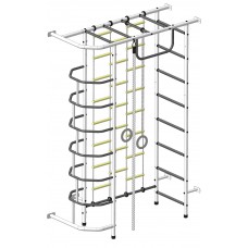 Шведская стенка "Пионер 9Л" белый