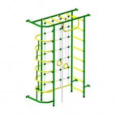 Шведская стенка "Пионер 9" зелёно/жёлтый