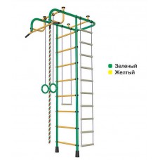 Шведская стенка "Пионер АМ" зелёно/жёлтый