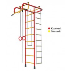 Шведская стенка "Пионер А" красно/жёлтый