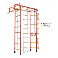 Детский спорткомплекс "Пионер 2М" красно/жёлтый