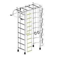 Детский спорткомплекс "Пионер 2М" бело/серый