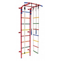 Детский спорткомплекс  "Формула здоровья" "Start 3" красный/радуга