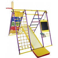 Детский спорткомплекс  "Формула здоровья" "Вершинка 2.0 W Плюс" фиолетовый/радуга