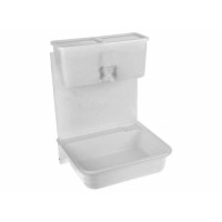 Умывальник для дачи без тумбы "Чистюля" с  водоналивным бачком "Элбэт УМ-10"