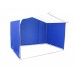 Торговая палатка Домик 3х2 м квадратная труба 20х20 мм тент ПВХ белый/синий фото