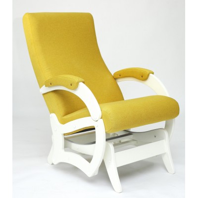 Кресло-качалка Бастион-1м Bahama yellow ноги белые фото