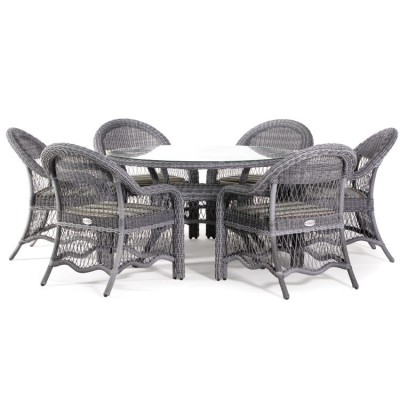 Комплект садовой мебели обеденный SEVILLA, серый фото