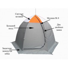 Палатка для зимней рыбалки "Омуль 2" (1-2 местная)