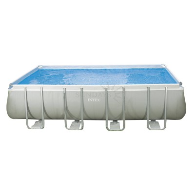 Каркасный бассейн Intex Ultra Frame 26352 549х274х132см + песочный фильтр-насос, лестница, тент, подстилка фото